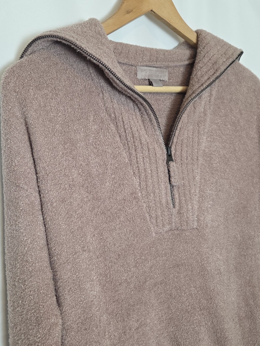 Barefoot Dreams Cozy Chic Lite Quarter Zip Pullover - Picture 3 of 13